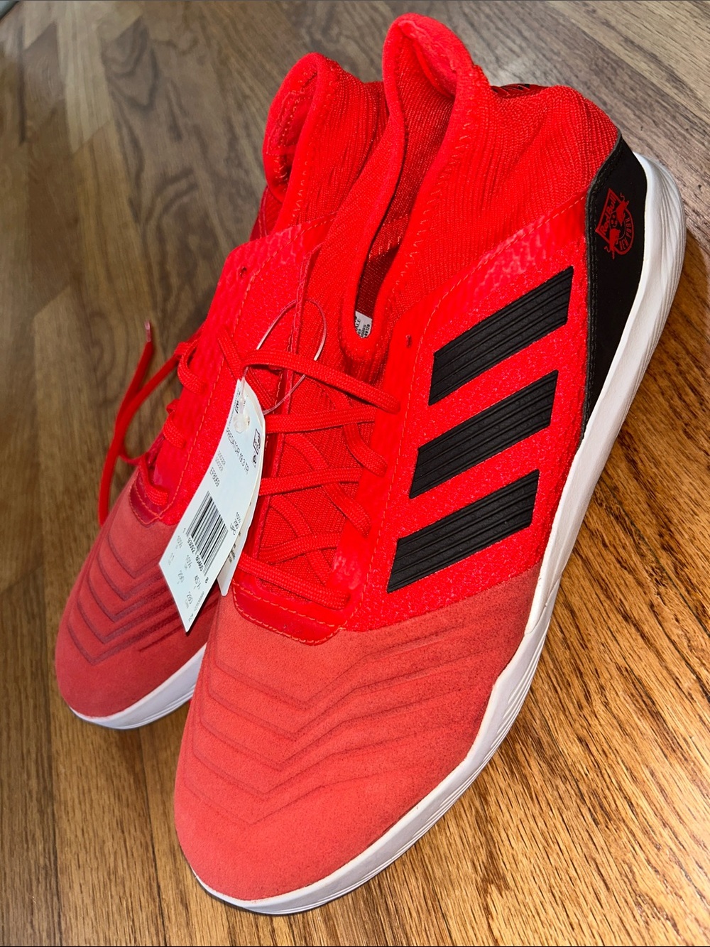 Men's Predator 19.3 TF Redbull Soccer Shoes - Active Red/Solar Red/Core Black